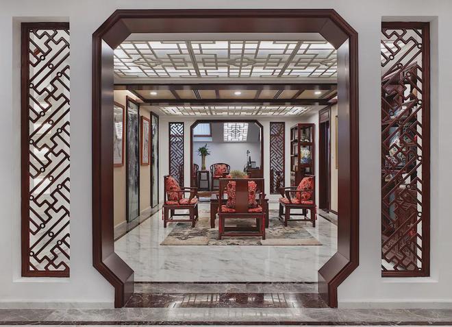 调奢华的中式装修ky开元棋牌低(图6)
